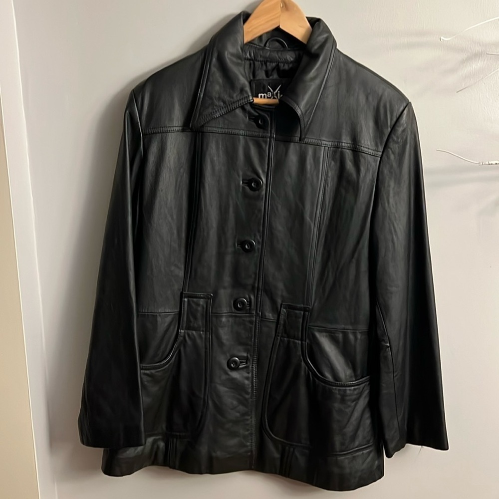 Leather jacket